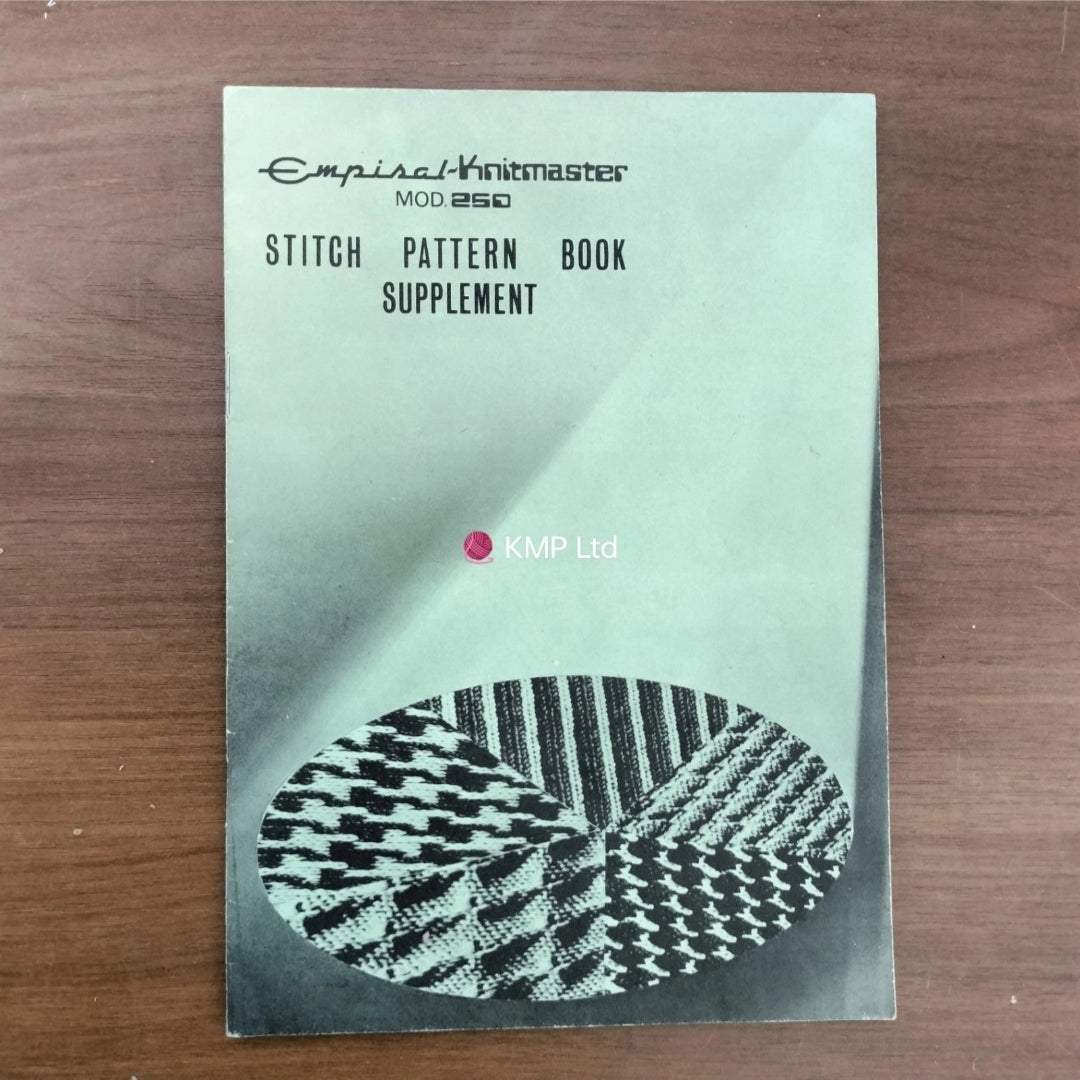 Empisal-Knitmaster MOD 250 Stitch Pattern Book Suppliment Main image