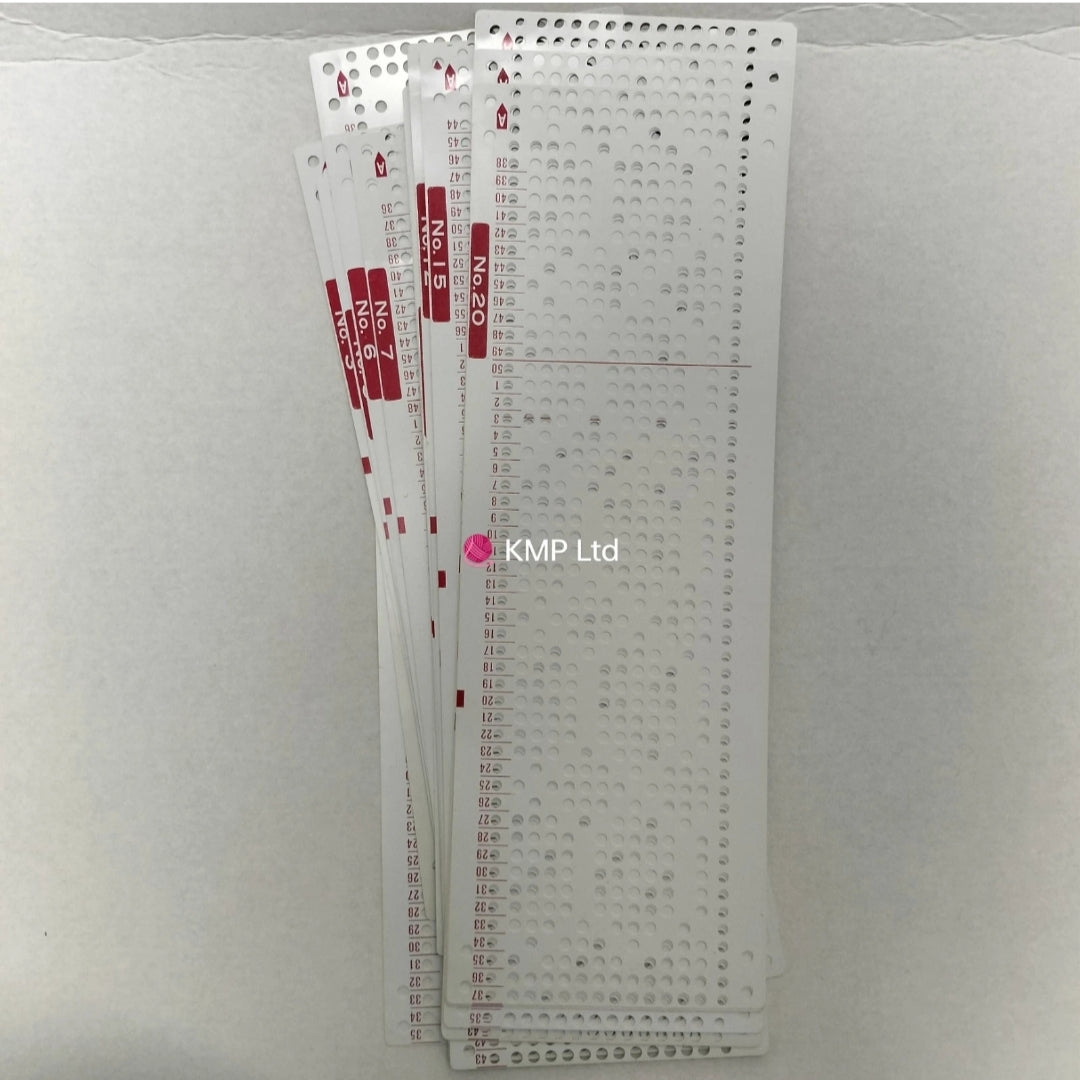 Empisal Knitmaster Mod 250 Original Punch Cards