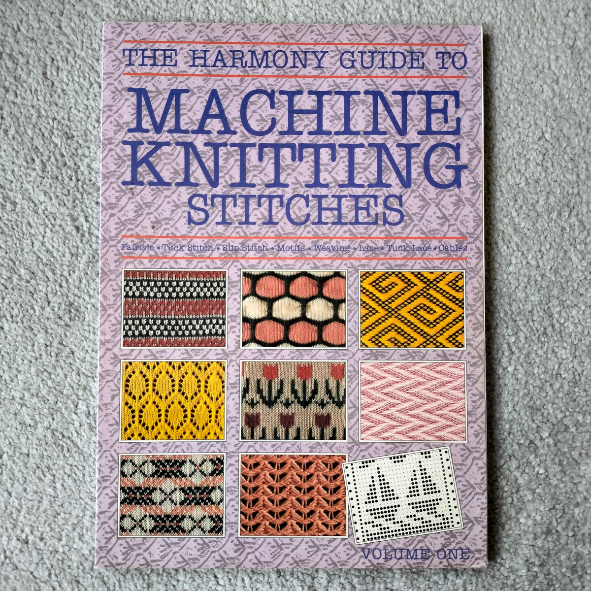 THE HARMONY GUIDE TOMACHINE KNITTING STITCHES volume 1