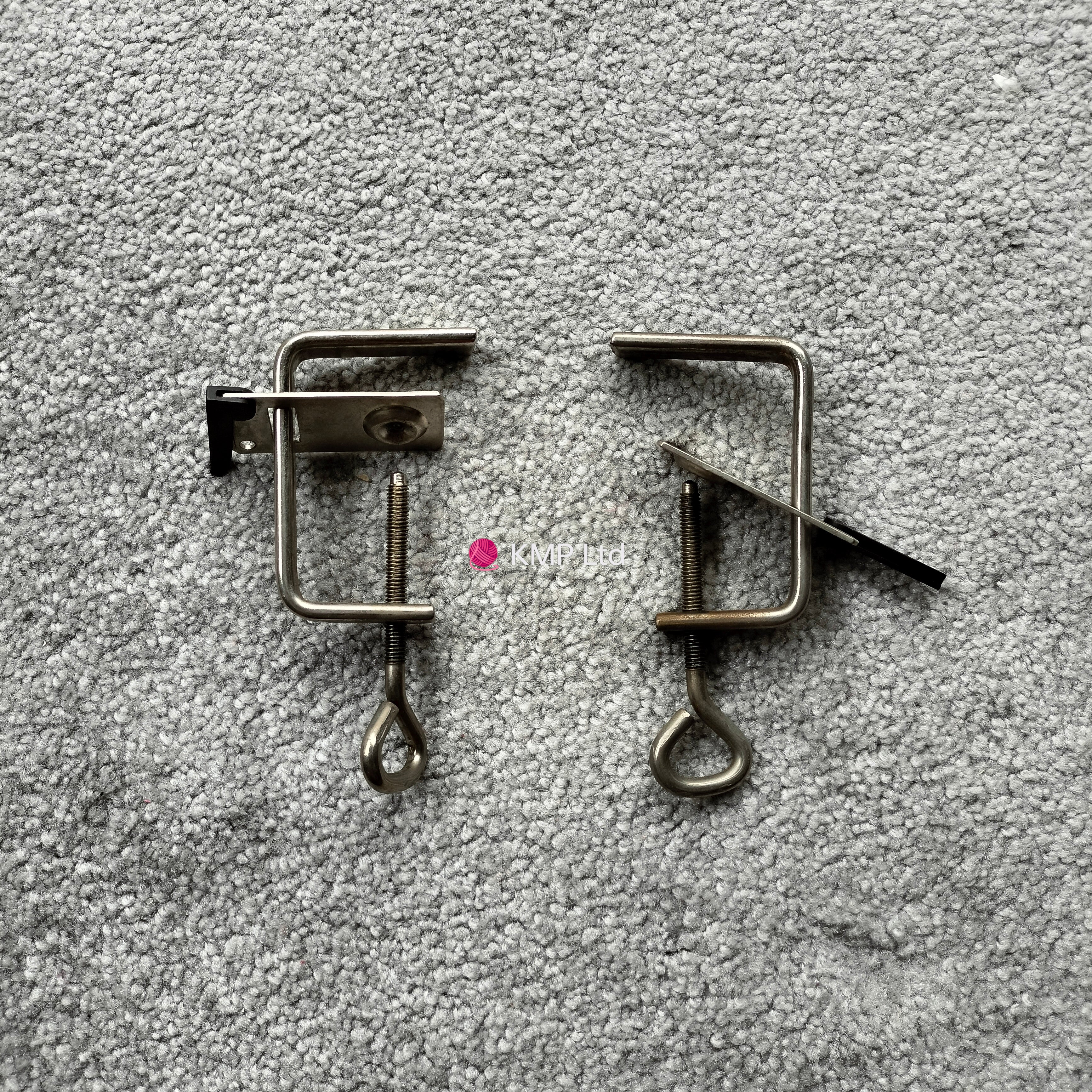 Singer Freestyle/ Memo II Knitting Machine TABLE CLAMPS x2 Main image