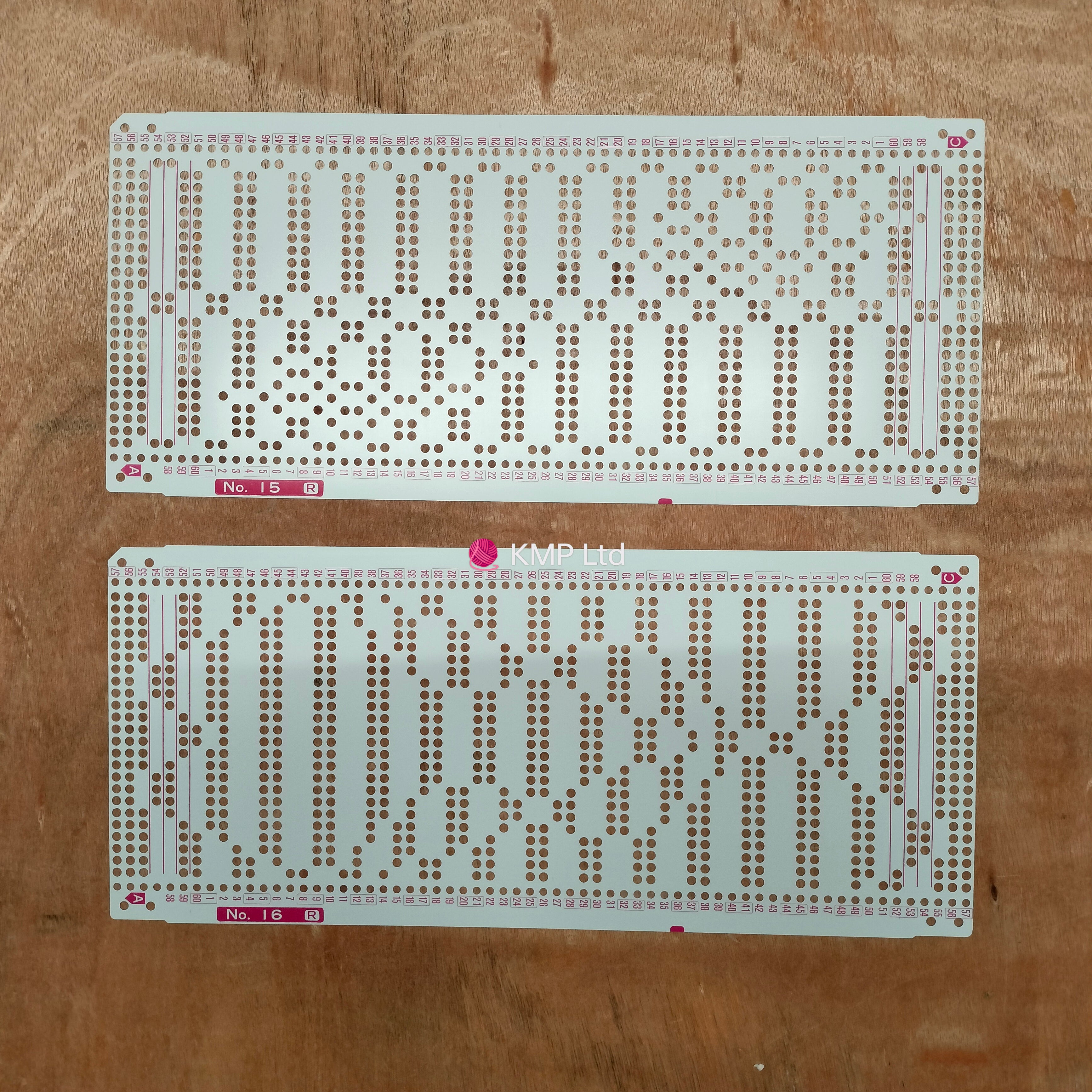 Knitmaster YC-2 Colour Changer Original 10 PUNCHCARDS R11-R20