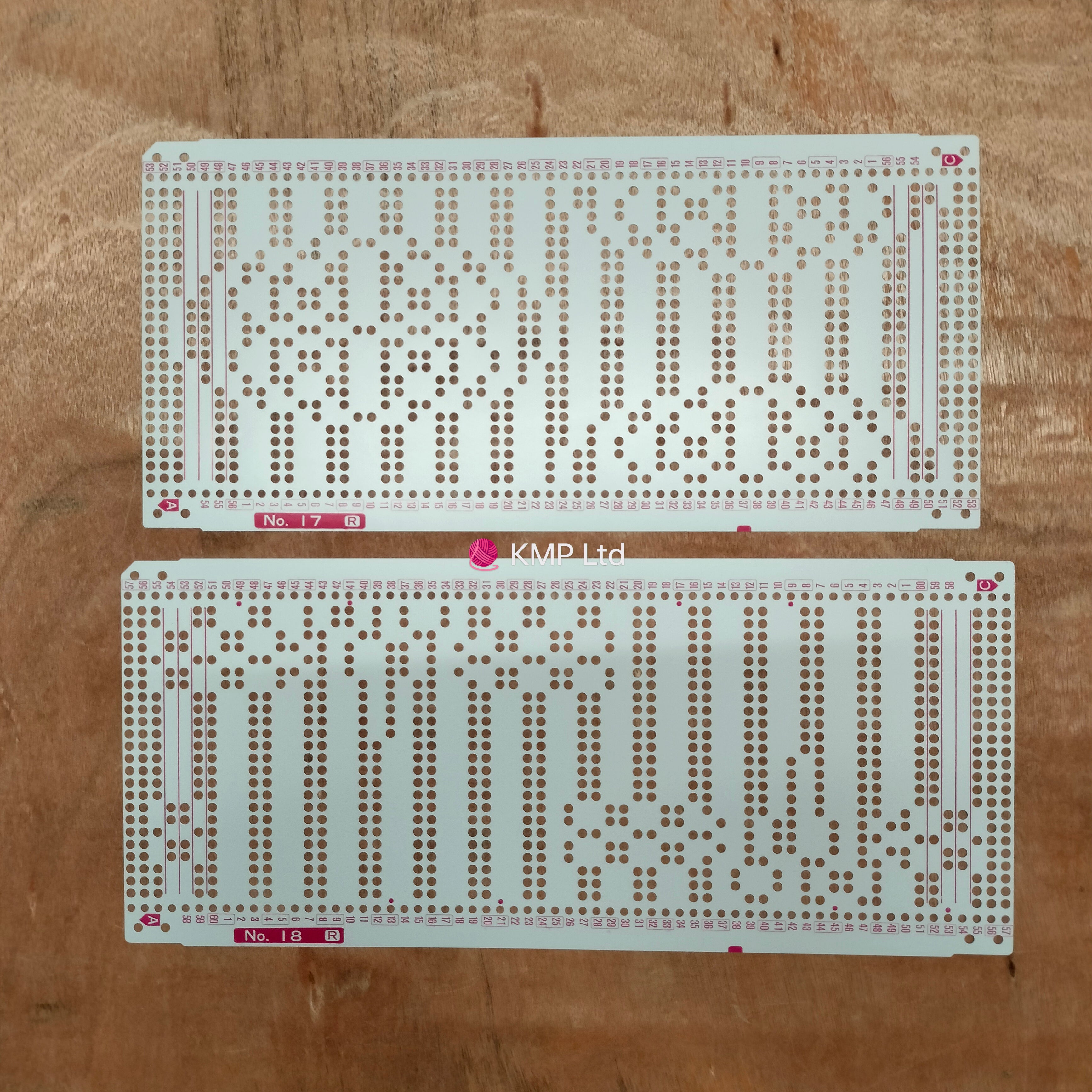 Knitmaster YC-2 Colour Changer Original 10 PUNCHCARDS R11-R20