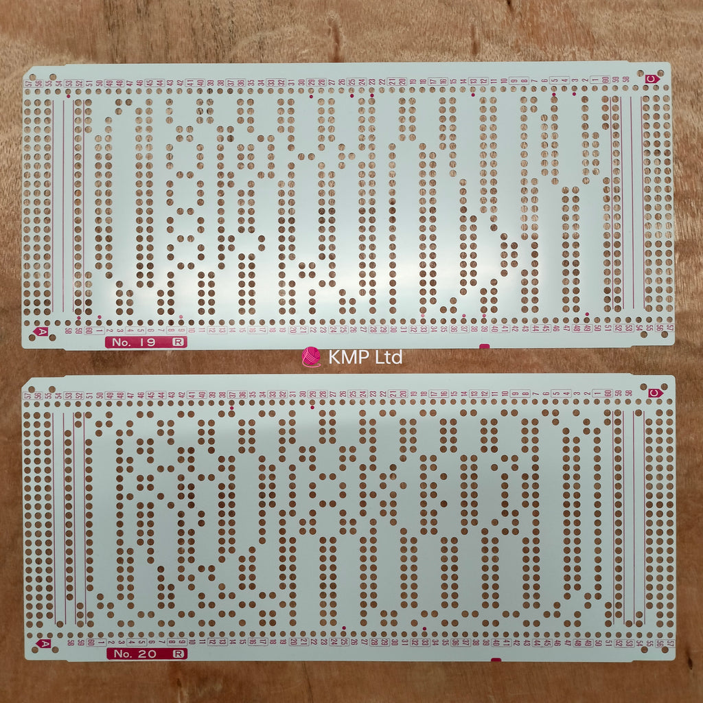 Knitmaster YC-2 Colour Changer Original 10 PUNCHCARDS R11-R20