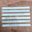Knitmaster Mod 326 Knitting Machine CENTRE SCALE x6 rulers