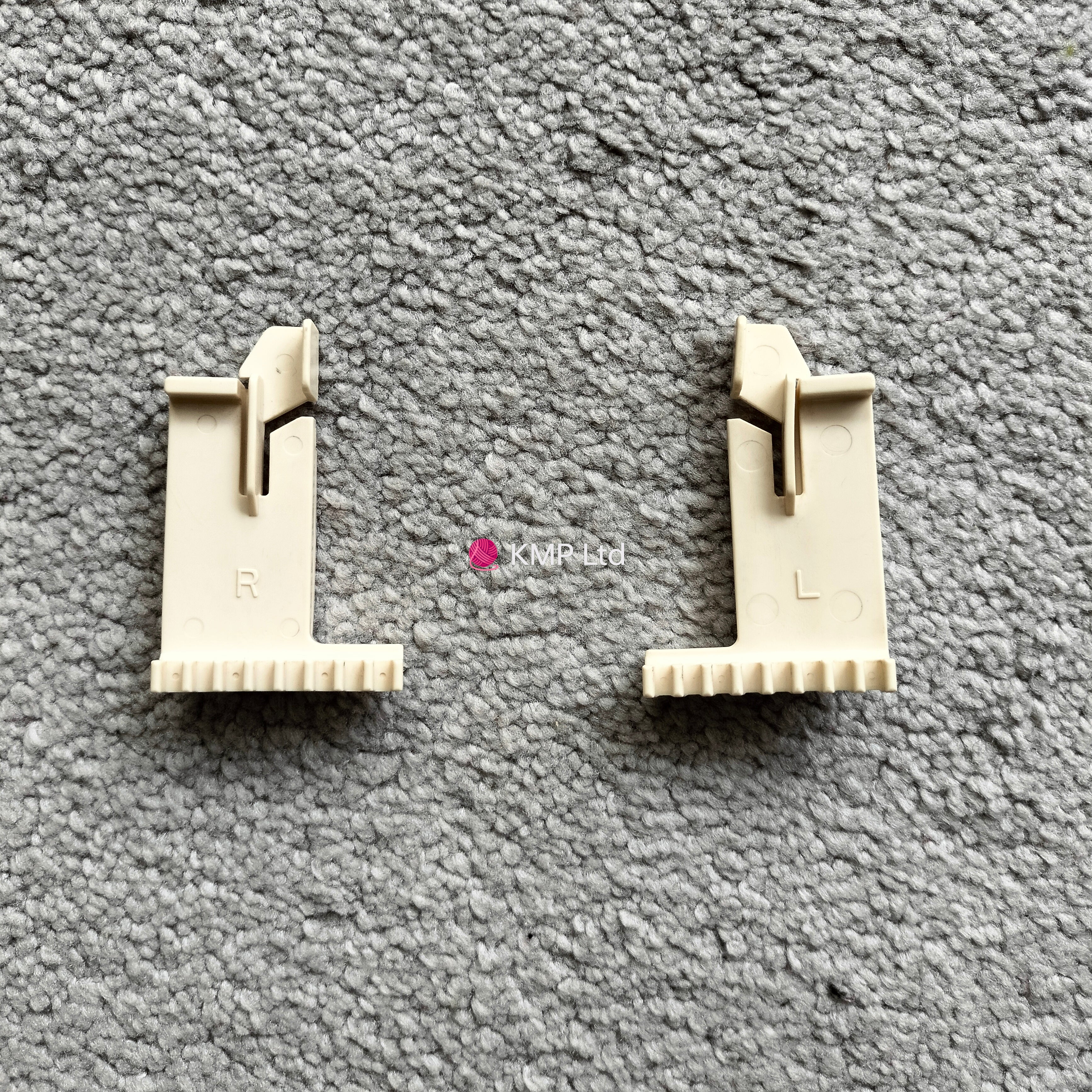 Brother KR-230 Chunky Ribbing Attachment Original EXTENSION RACKS (L & R) x2