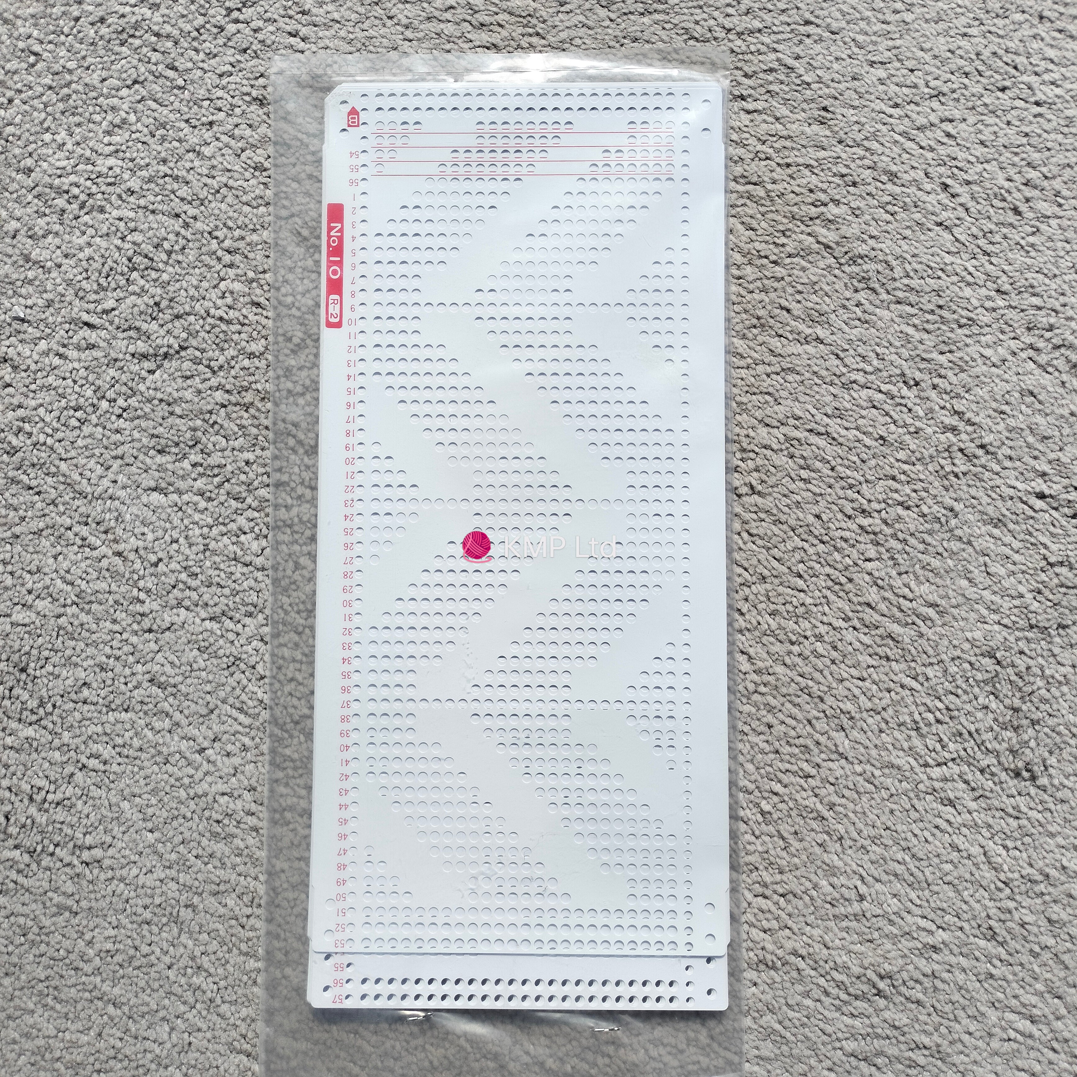 Silver Reed SRJ-70 Ribber Original PUNCHCARDS x10 (R1-R10)
