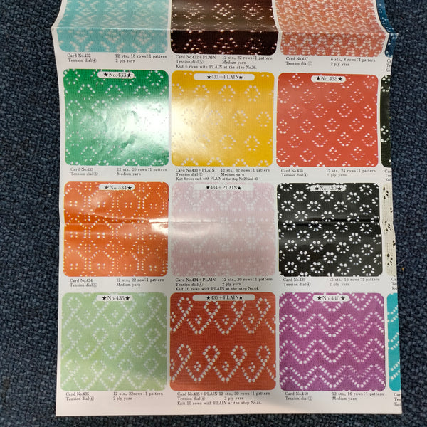 Brother Knitting Machine VOL. 10 LACE PATTERNS