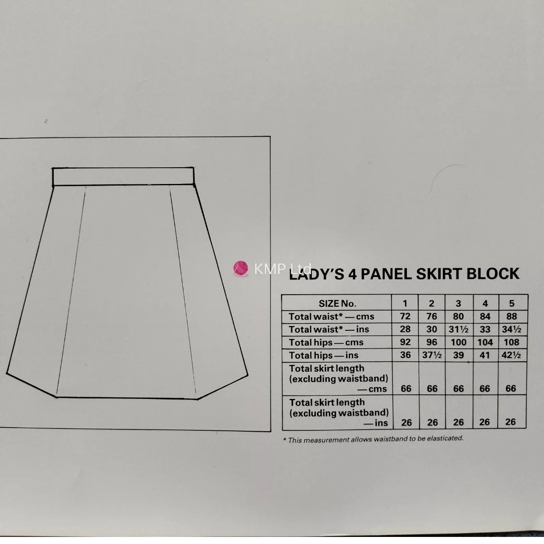 Sandra Williams Paper Pattern CHILD'S TROUSERS & SKIRT, LADY'S SKIRTS Full Scale