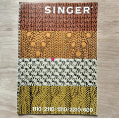 Singer 1110/ 2110/ 1310/ 2310/ 600 INSTRUCTIONS BOOK