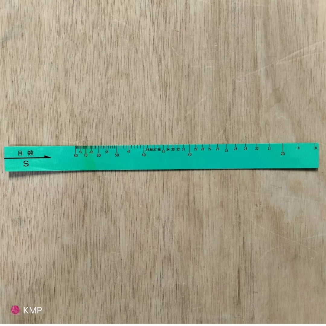 Knitmaster Mod 328 Knitting Machine green GAUGE SCALE Main image