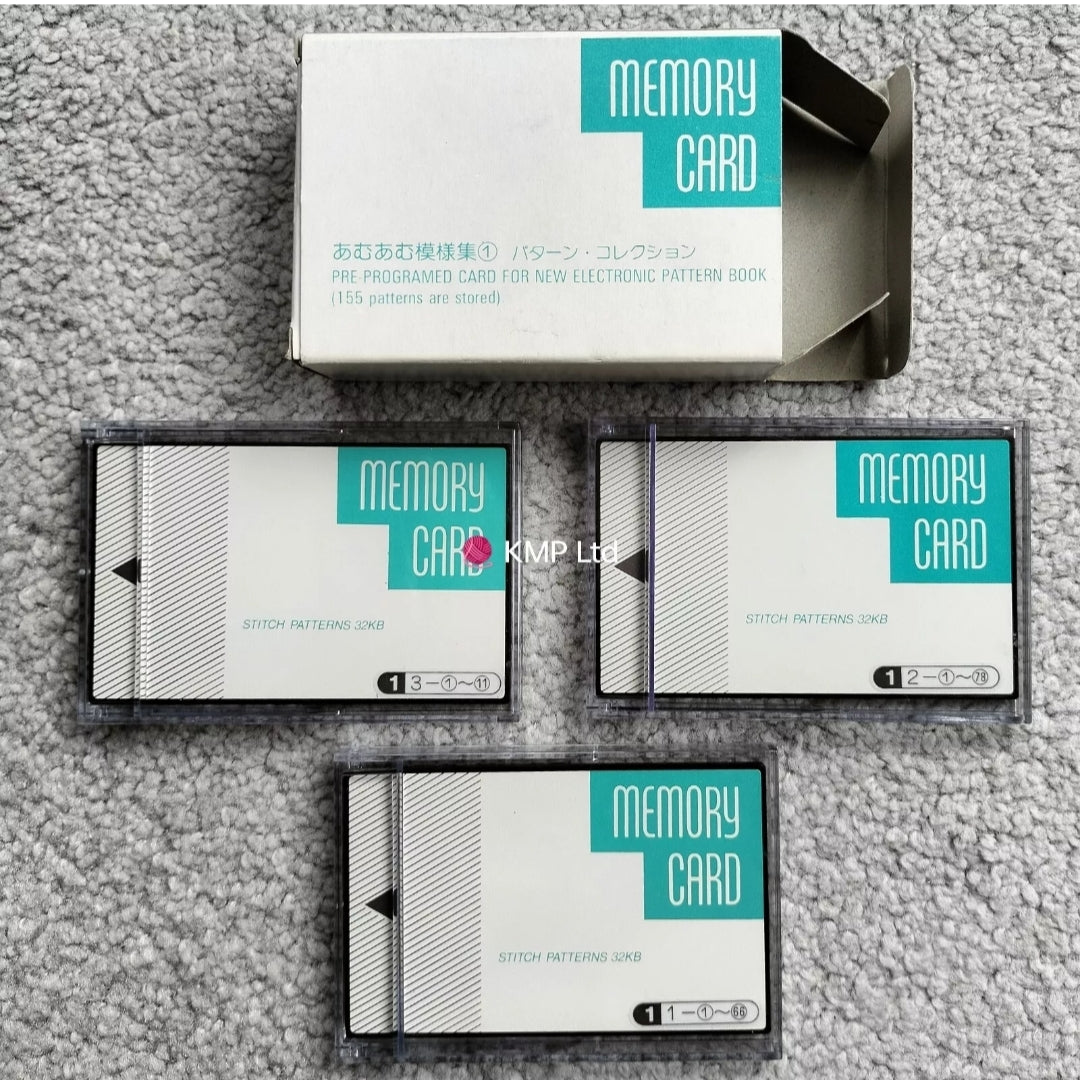 Pre-programed 3 MEMORY CARDS for Pattern Book Main image