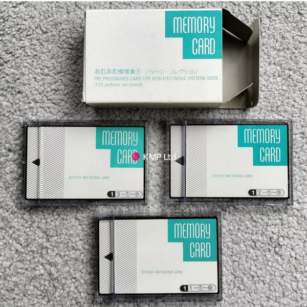 Pre-programed 3 MEMORY CARDS for Pattern Book