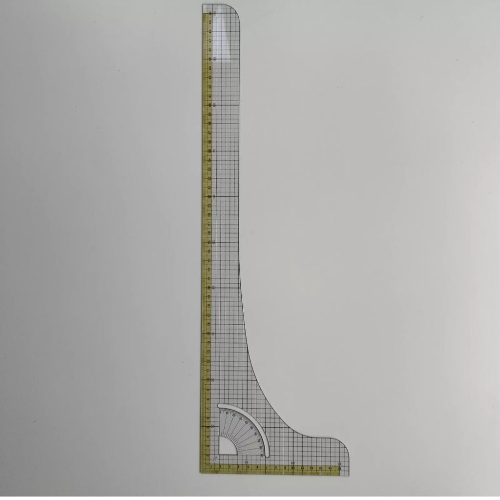 L-SCALE RULER For Drafting Knitting Patterns