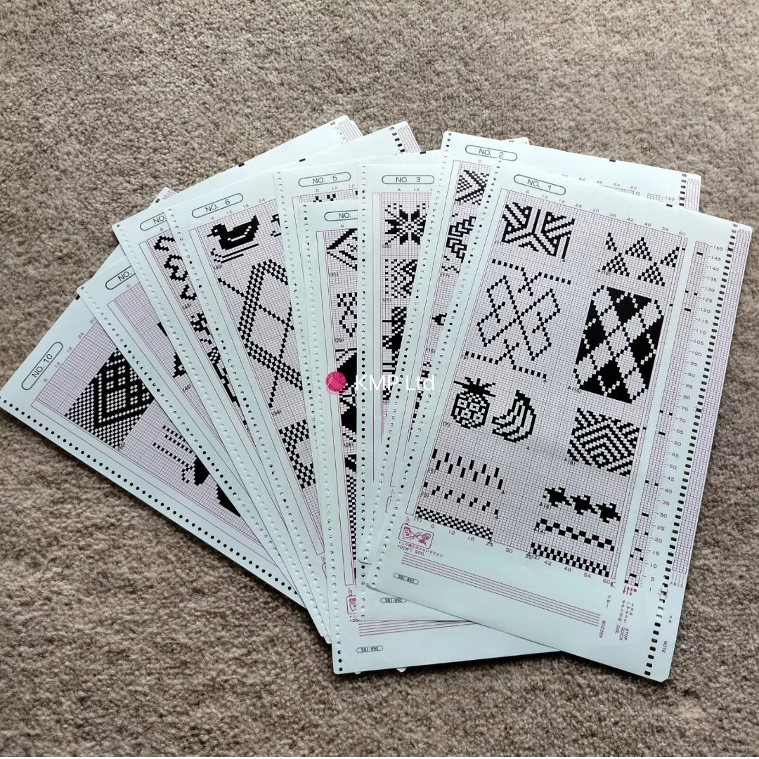 Silver Reed EC-1 Original PATTERN CARDS Main image