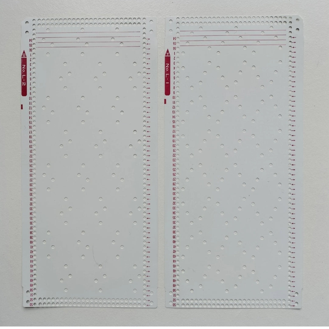 Knitmaster 360/260 L Lace Carriage PUNCH CARDS