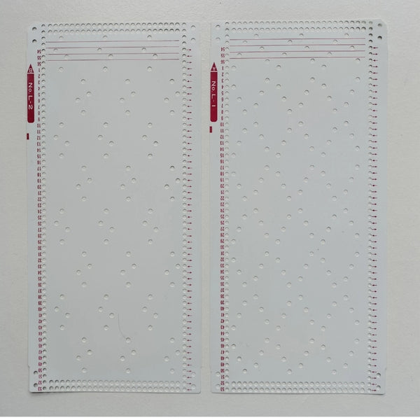 Knitmaster 360/260 L Lace Carriage PUNCH CARDS