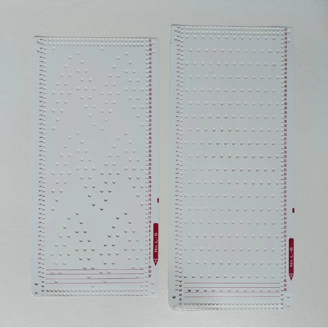 Knitmaster 360/260 L Lace Carriage PUNCH CARDS