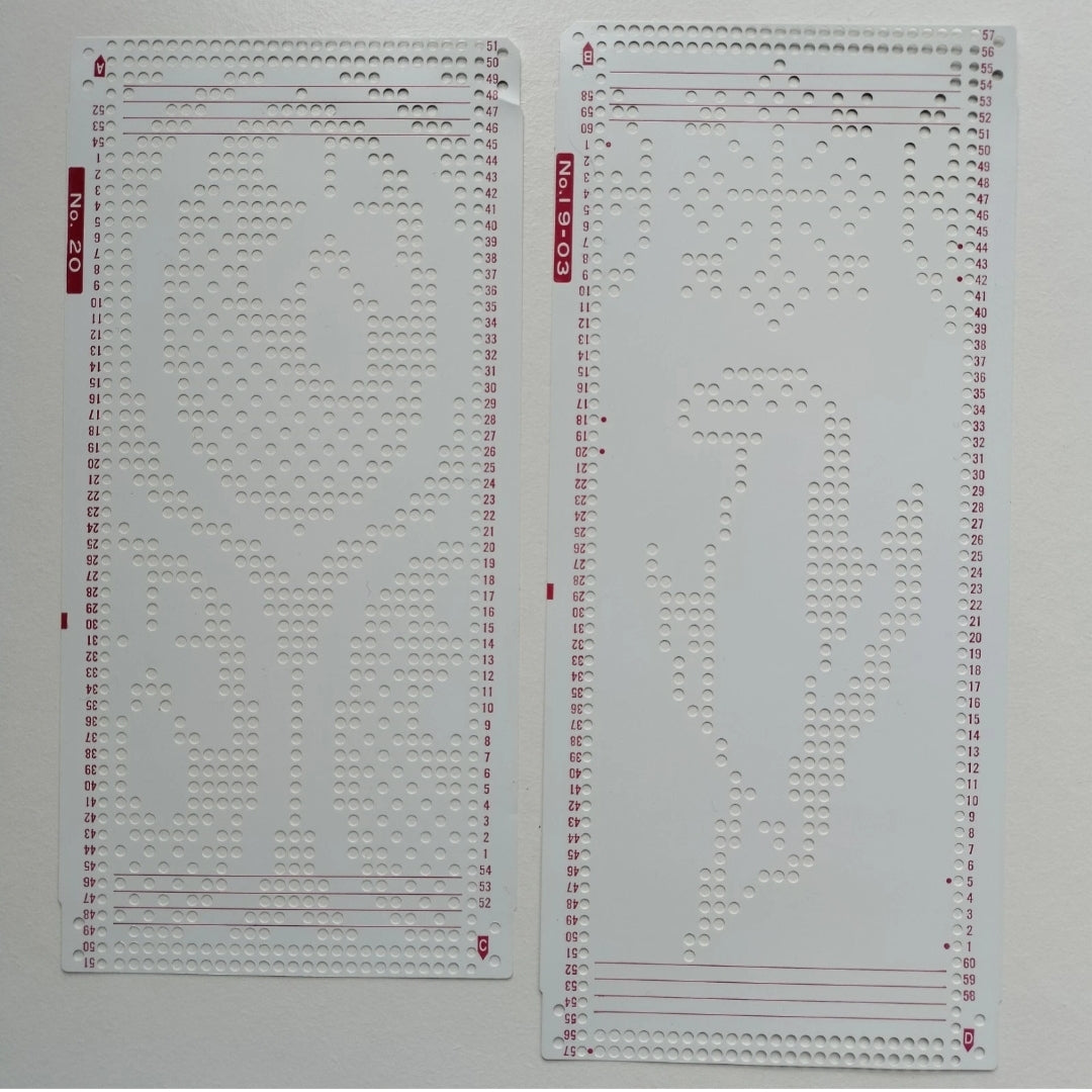 Knitmaster Mod 260 Original 20 PUNCH CARDS Main image