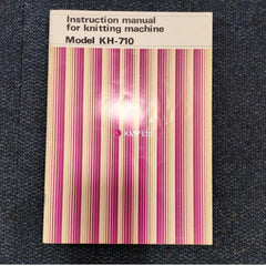 Brother KH 710 Knitting Machine Instruction Manual