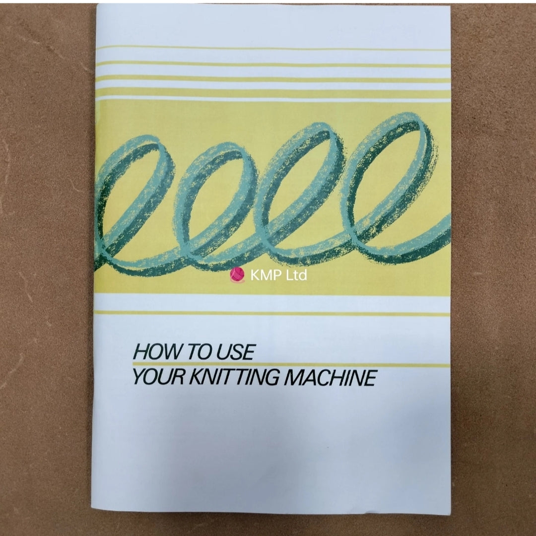 Knittax 2000 Knitting Machine INSTRUCTIONS MANUAL Main image