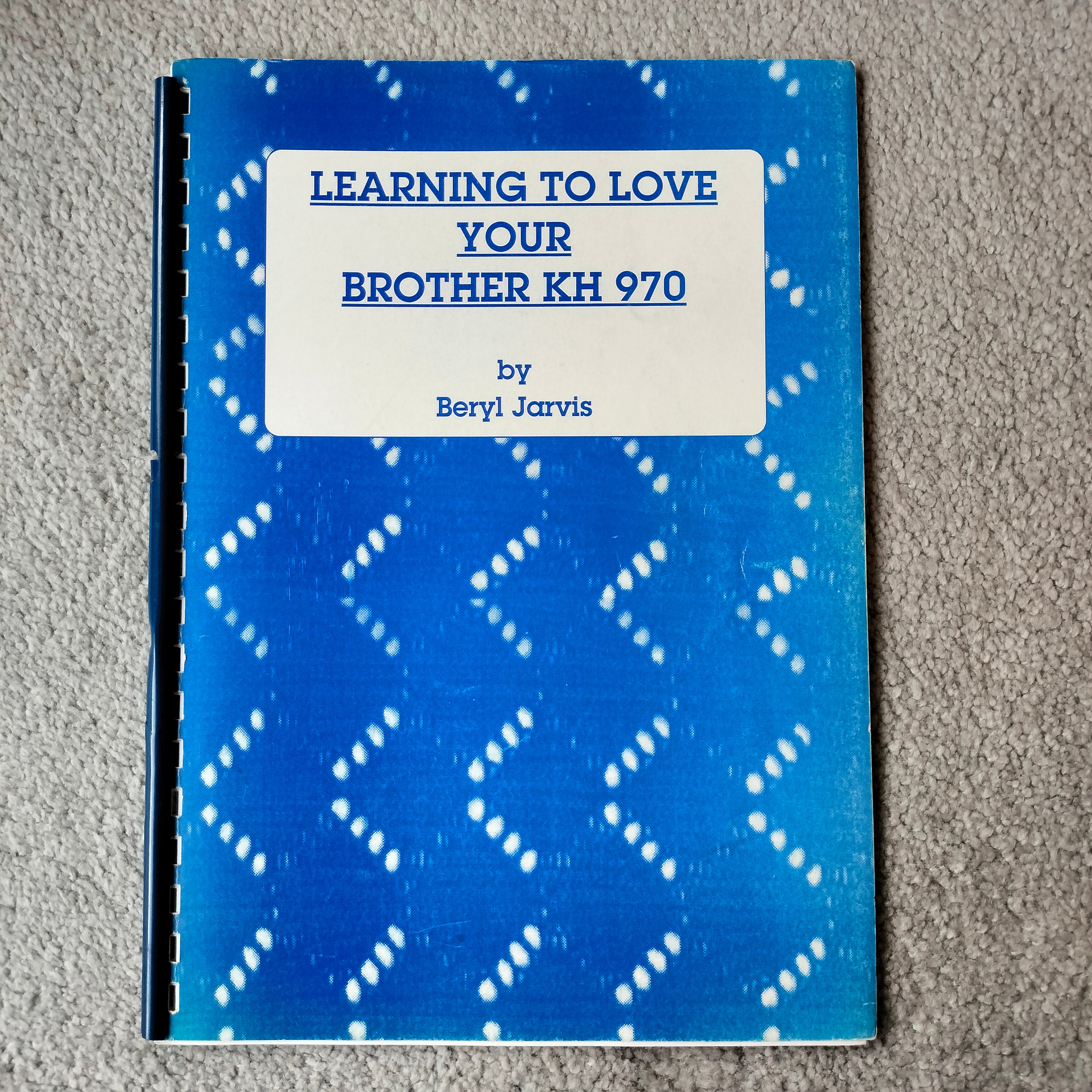 LEARNING TO LOVE YOUR BROTHER KH-970 by Beryl Jarvis Main image