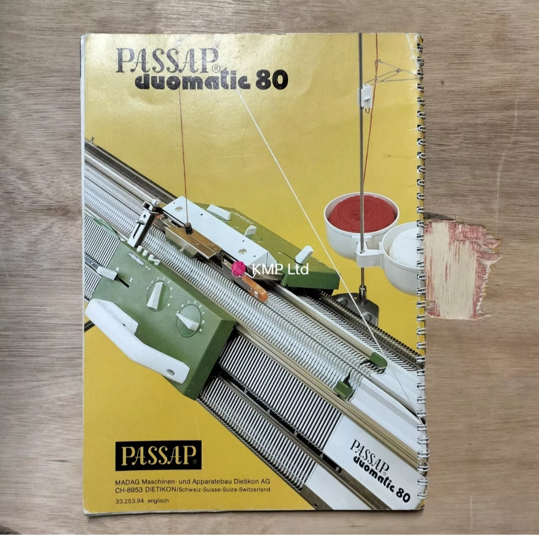 Passap Duomatic 80 OPERATIONS MANUAL Secondary image