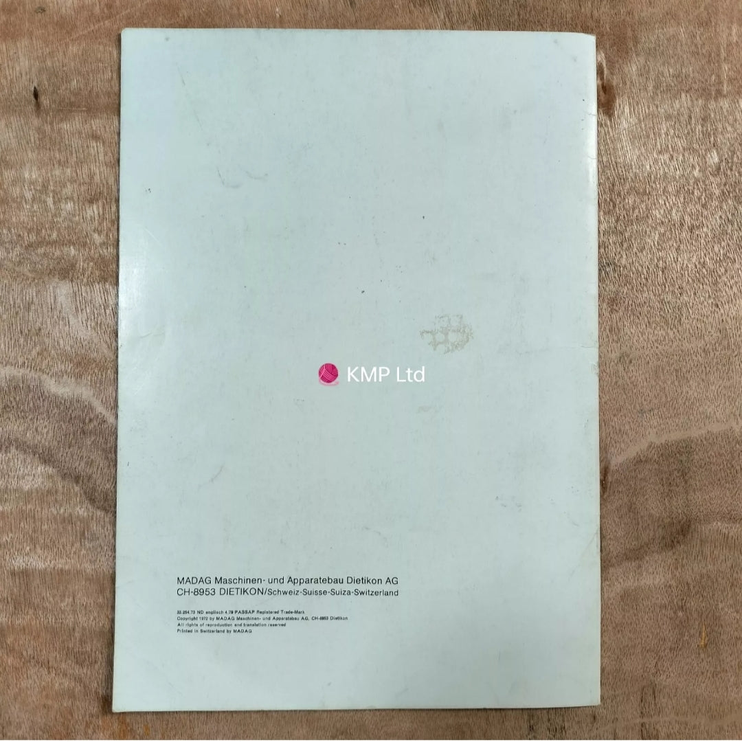 Passap Duomatic 80 Colour Changer Instruction Manual