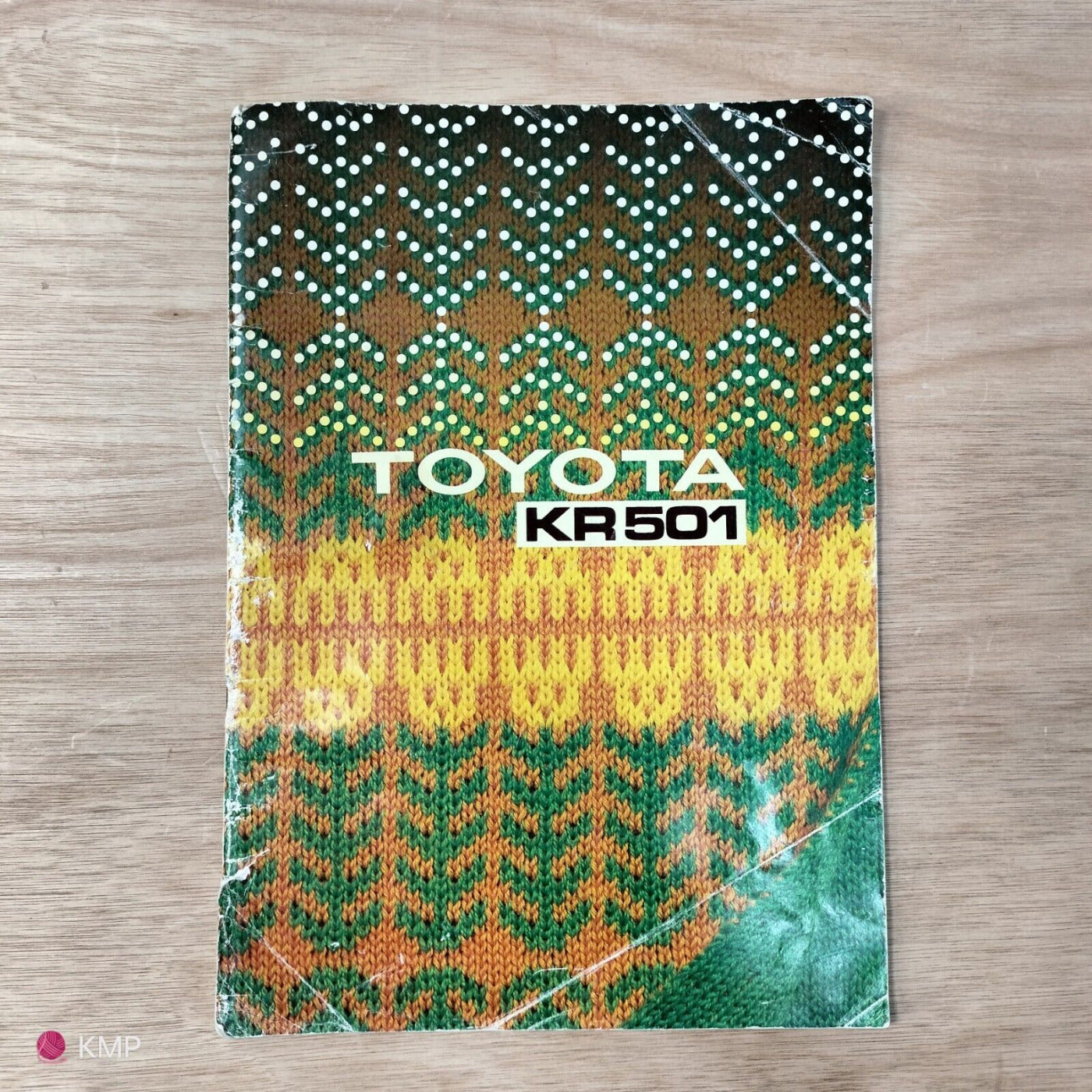 Toyota KR 501 Knitting Machine INSTRUCTION MANUAL. 