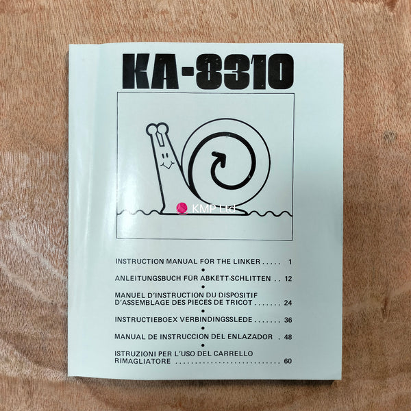Brother KA 8310 Linker Instruction Manual