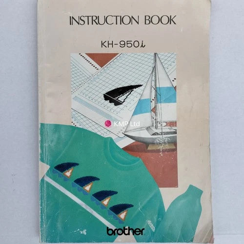 Brother KH 950i Electroknit INSTRUCTION MANUAL