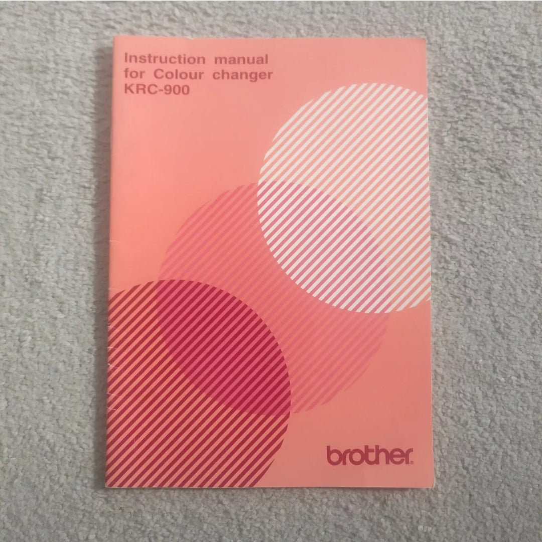 Brother KRC-900 Colour Changer INSTRUCTION MANUAL Main image