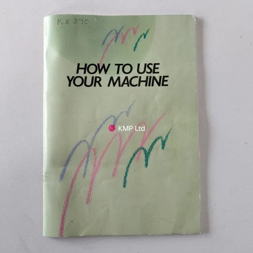 Brother KX 390 Ribber Instruction Manual