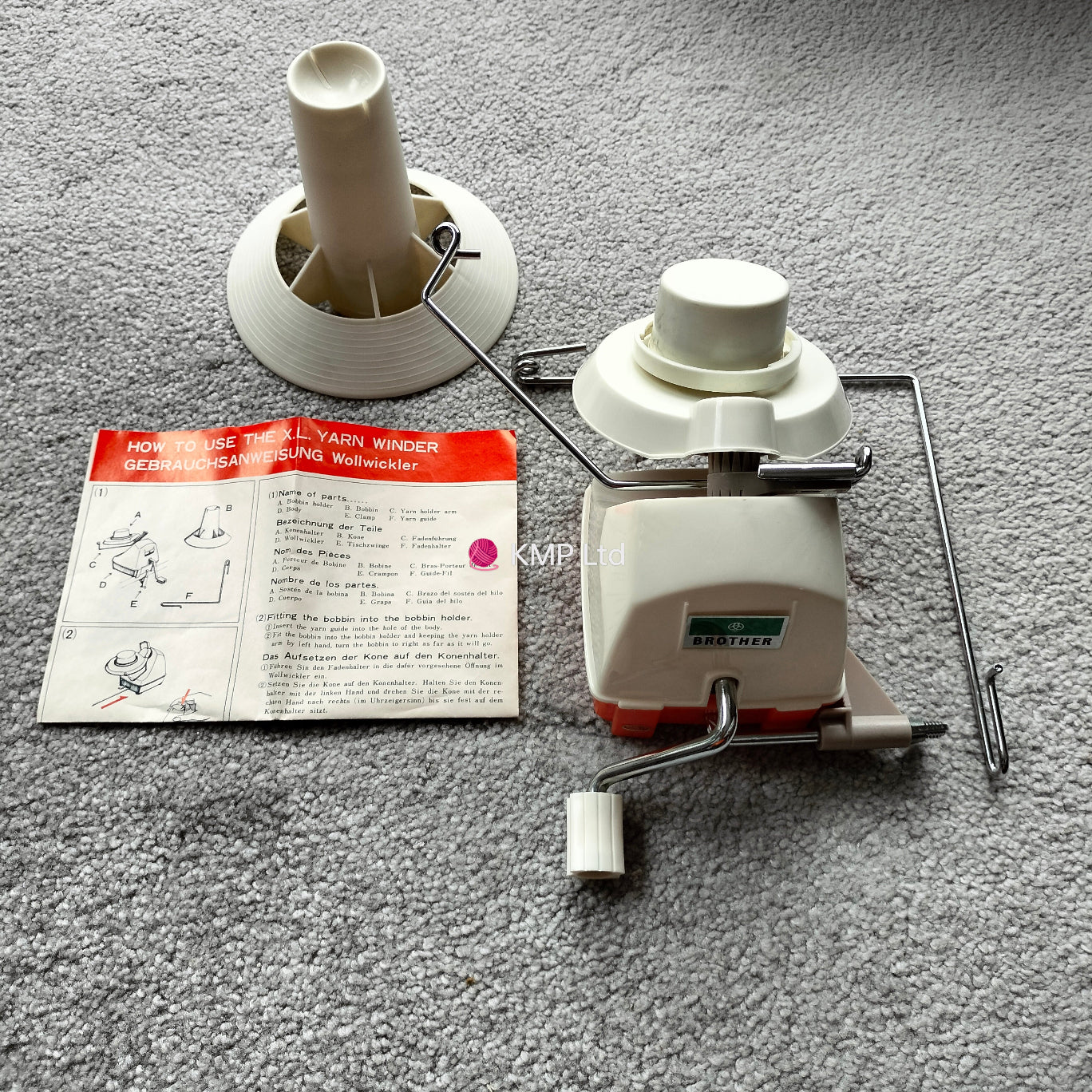 Brother L-2 XL Yarn Winder / Wollwickler Secondary image