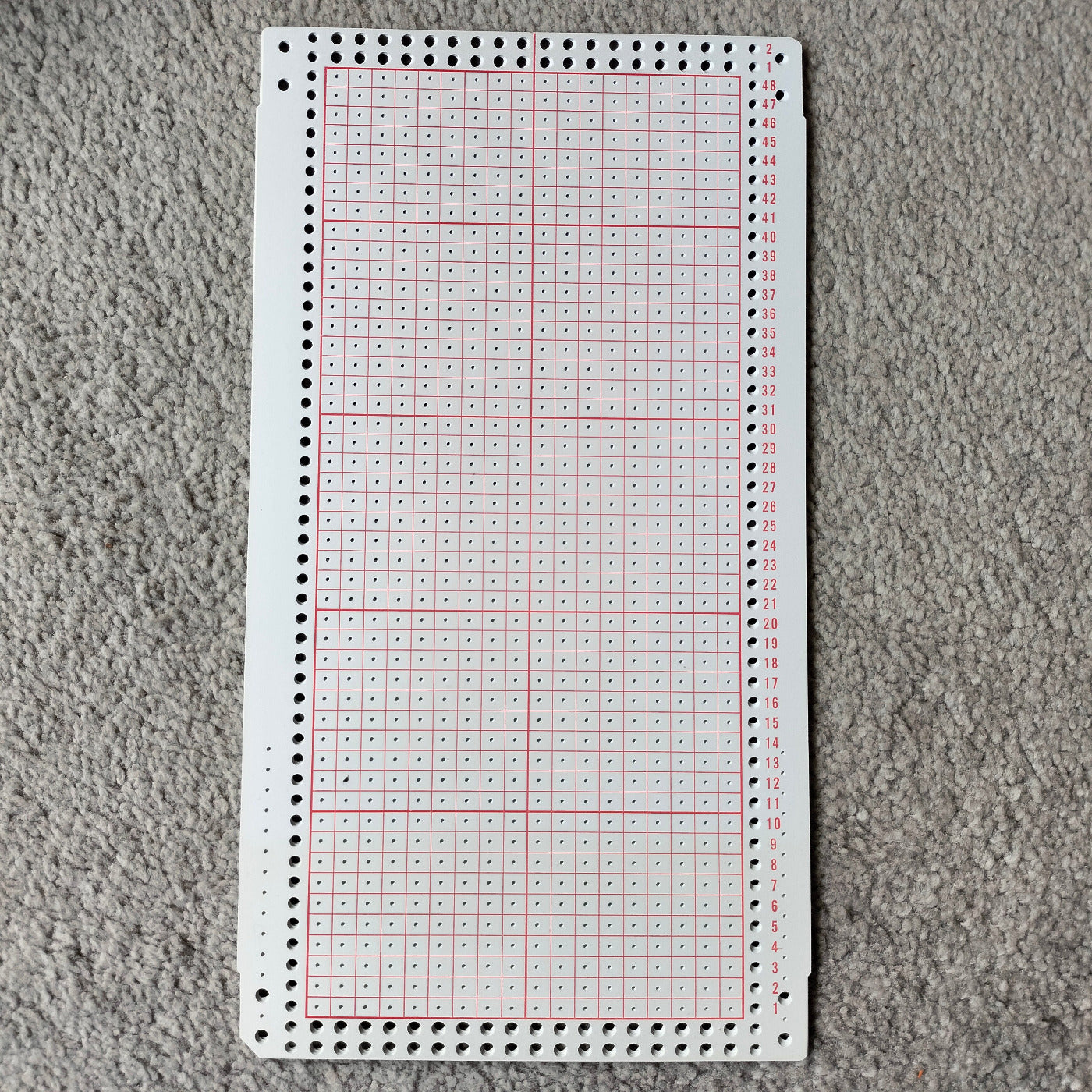 Knitmaster HK-160 Mid-Gauge BLANK PUNCHCARDS 