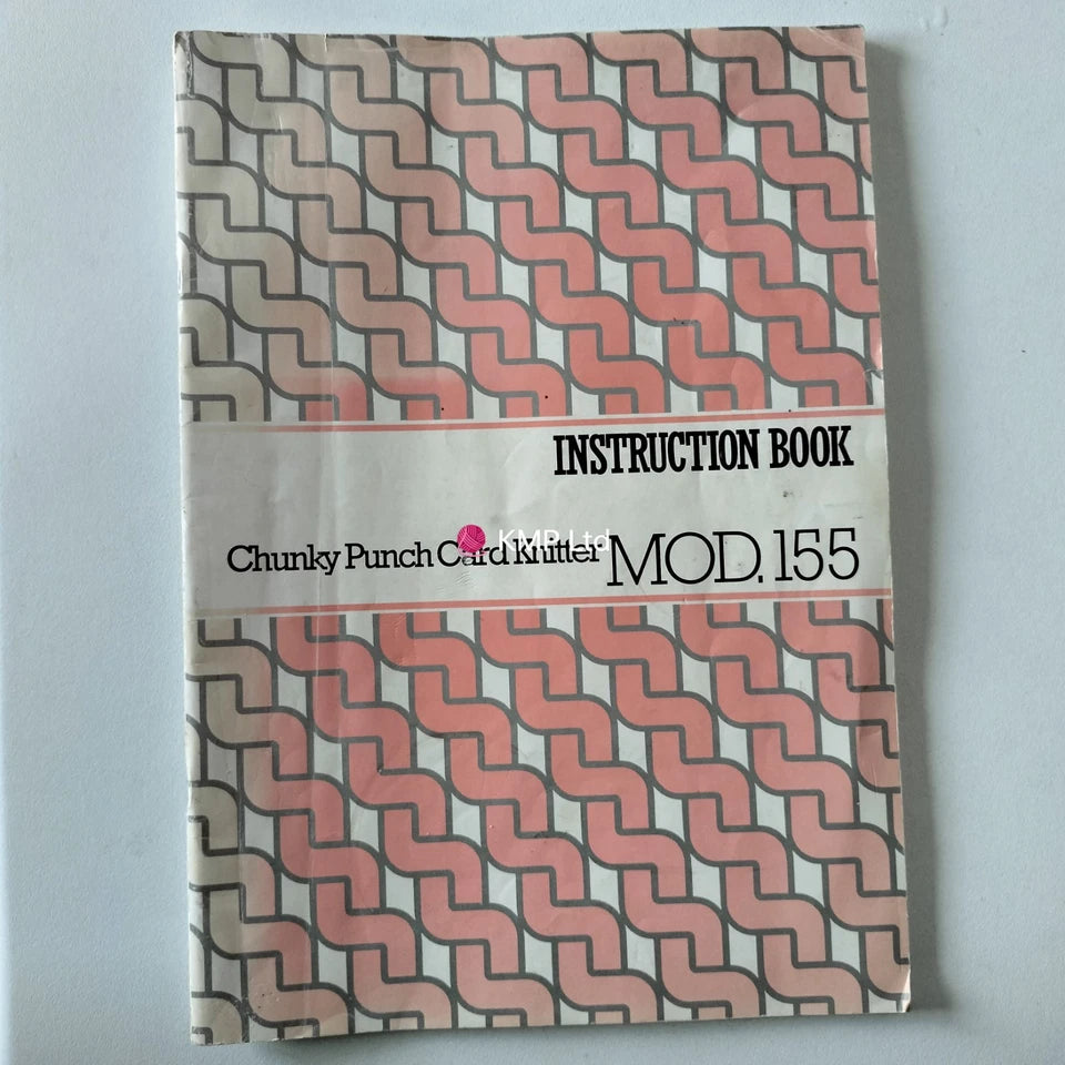 Knitmaster Mod-155 Chunky INSTRUCTION MANUAL Main image