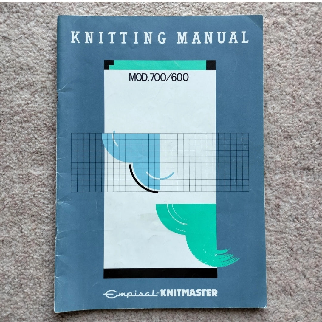 Knitmaster Mod 700 Knitting Manual