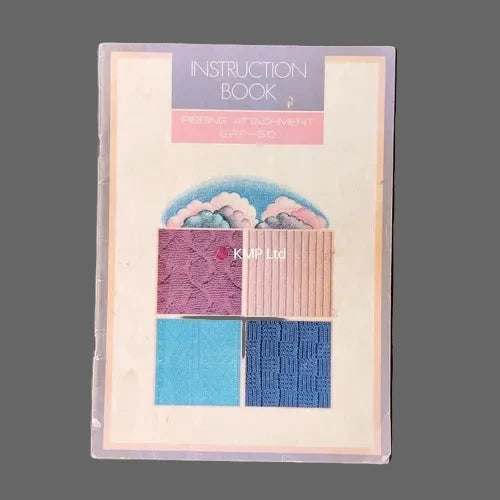 Knitmaster SRP 50 Ribber INSTRUCTION MANUAL Main image