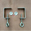 Knitmaster Zippy 90 Knitting Machine TABLE CLAMPS