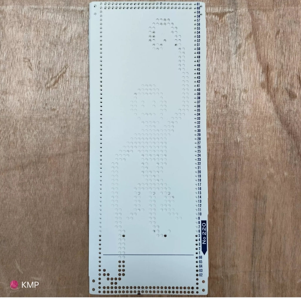 Motif PUNCHCARDS x10 Nos 211-218 Set 