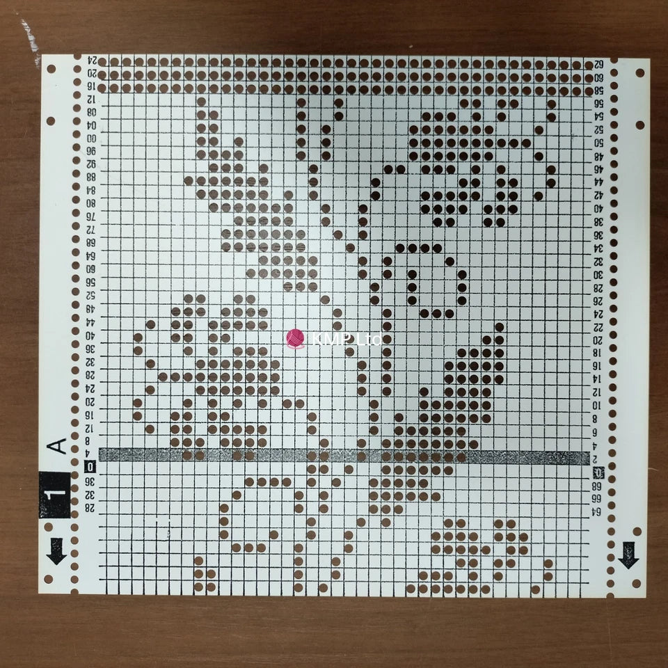 PASSAP Duomatic 80 DECO Original 1-20 PUNCHCARDS