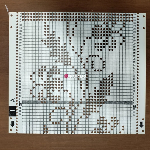 PASSAP Duomatic 80 DECO Original 1-20 PUNCHCARDS