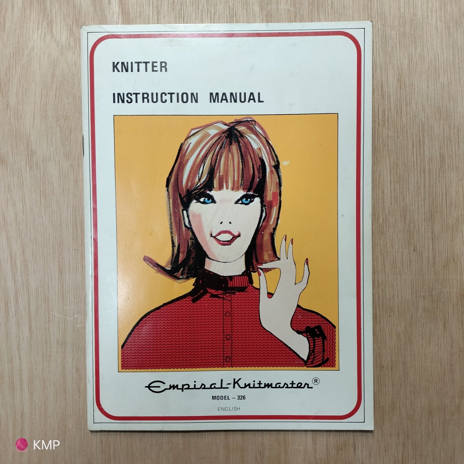 Knitmaster Mod 326 KNITTER INSTRUCTION MANUAL Main image