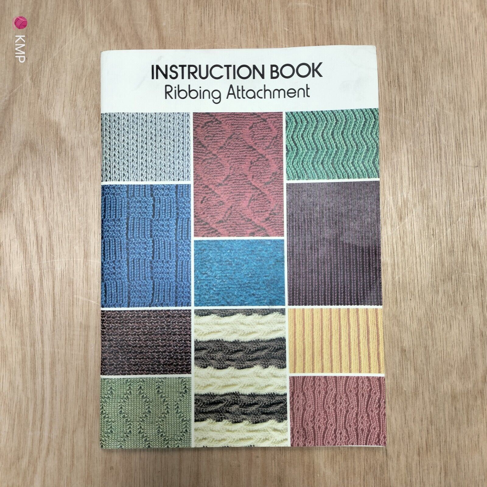 Knitmaster  SRP 20  Ribber INSTRUCTIONS BOOK. Main image