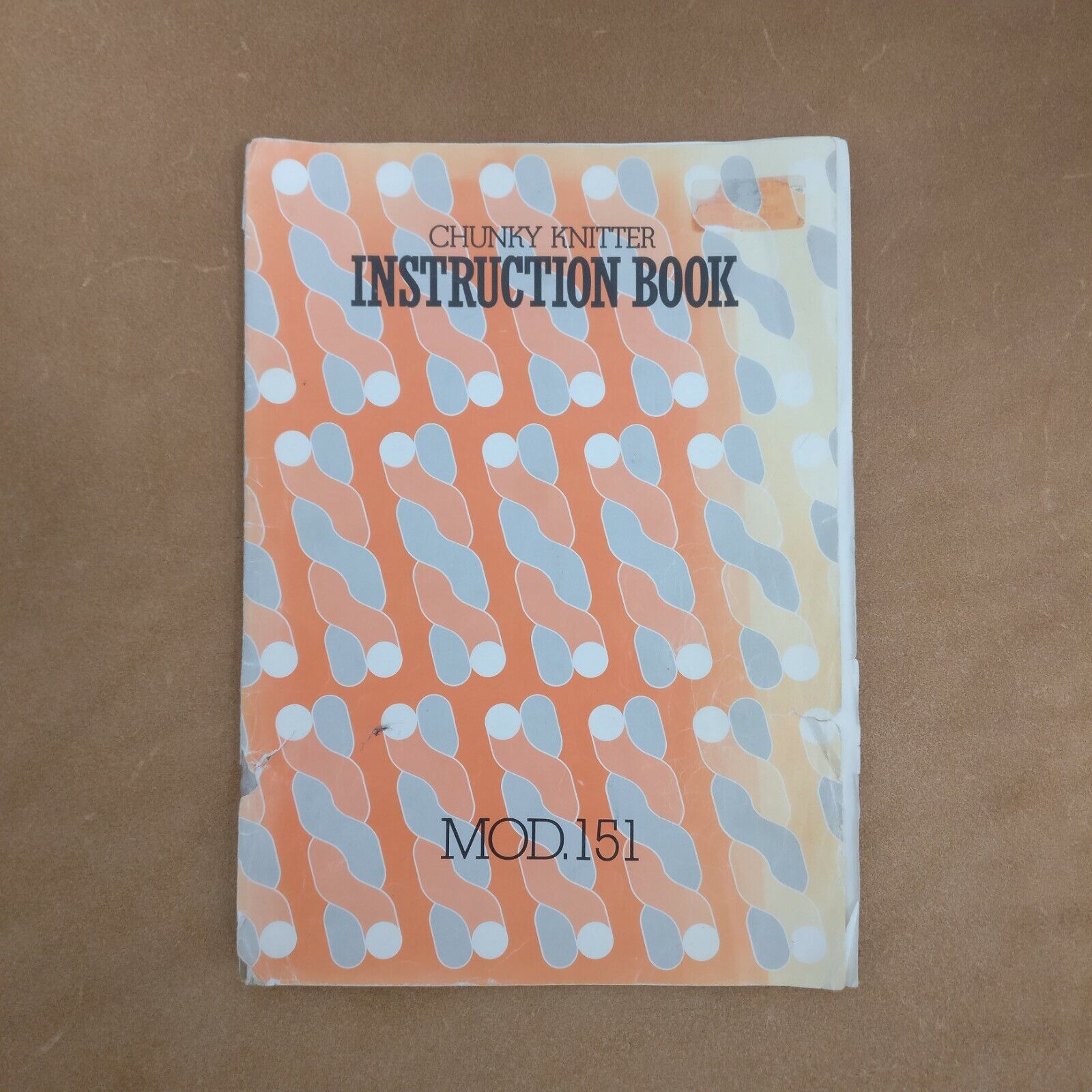 Knitmaster Mod 151 Chunky Knitting Machine INSTRUCTION BOOK (worn out)