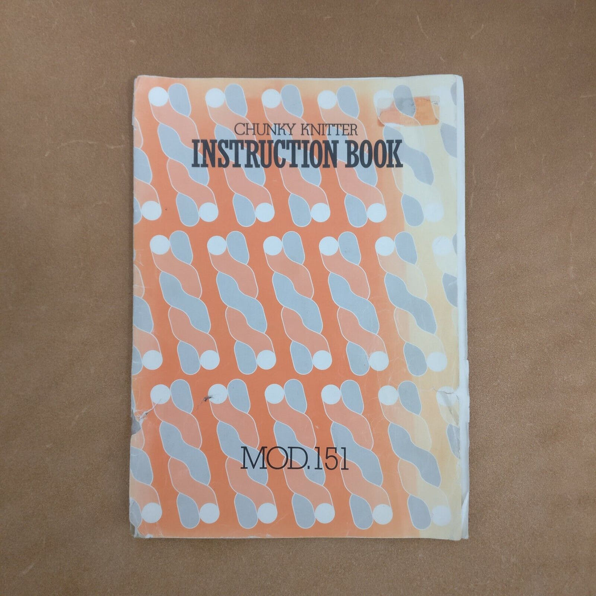 Knitmaster Mod 151 Chunky Knitting Machine INSTRUCTION BOOK (worn out)