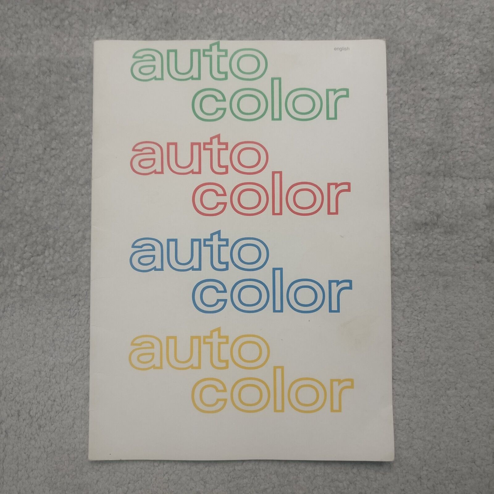 Passap E6000 Colour Changer INSTRUCTIONS MANUAL Main image