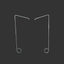 Brother KR-850 Ribber WIRE-LOOP TYPE WEIGHT HANGERS