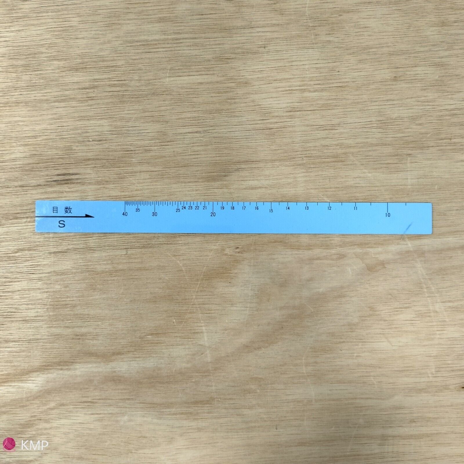 Knitmaster Mod 155 Knitting Machine blue GAUGE SCALE for 9mm guage. Main image
