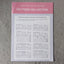 Silver Reed SK -280 PATTERN COLLECTION LEAFLET