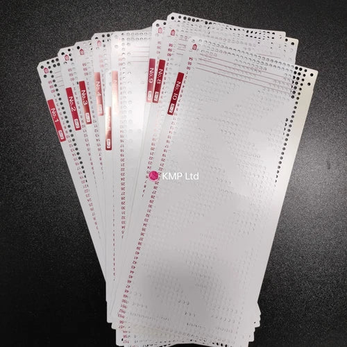 Silver Reed SRP 60N Ribber Original Punchcards
